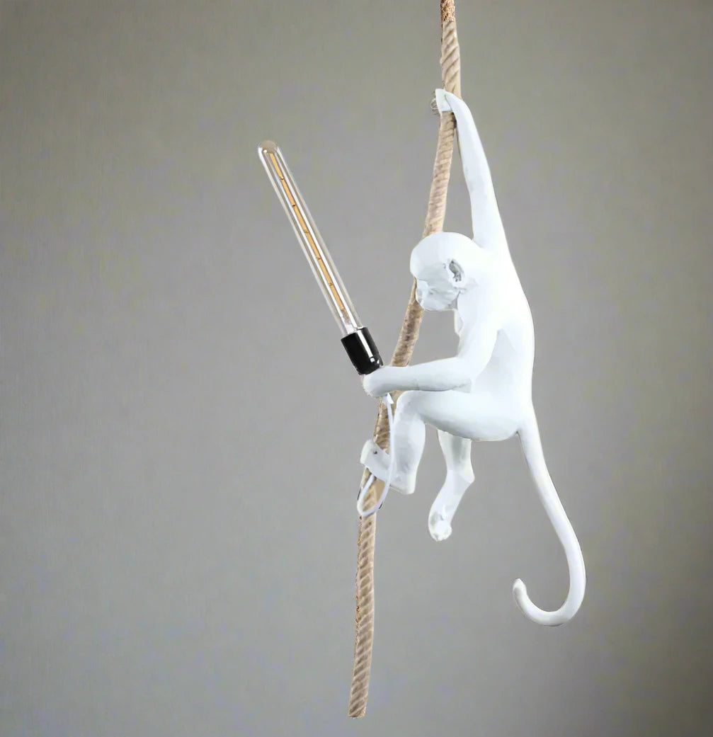 “Swinging Glow Monkey Pendant Light” 🌟