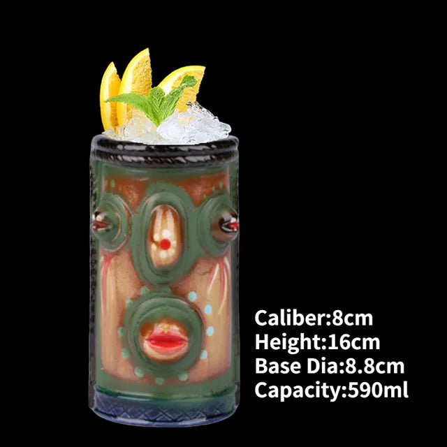 🌴 Club Retrorama Ceramic Hawaii Tiki Mugs 🌴