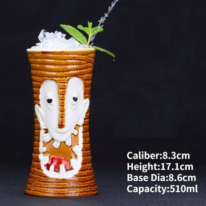 🌴 Club Retrorama Ceramic Hawaii Tiki Mugs 🌴