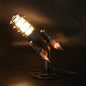 Retro Steampunk Rocket Table Lamp