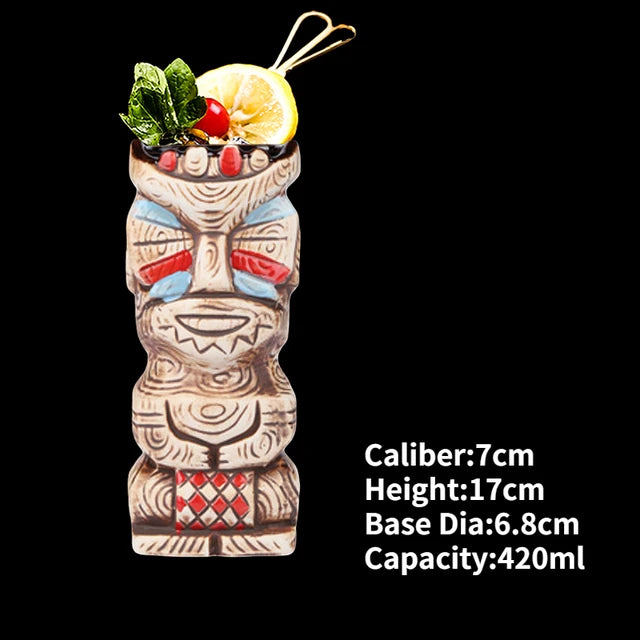 🌴 Club Retrorama Ceramic Hawaii Tiki Mugs 🌴