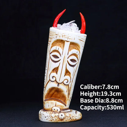 🌴 Club Retrorama Ceramic Hawaii Tiki Mugs 🌴