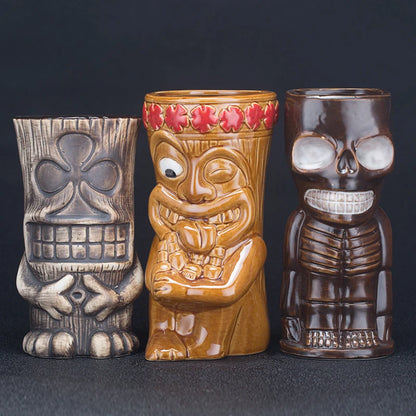 🌴 Club Retrorama Ceramic Hawaii Tiki Mugs 🌴