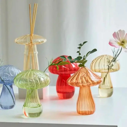 The Enchanting Fungi Haven Vase