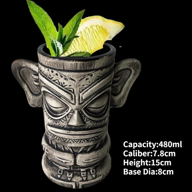 🌴 Club Retrorama Ceramic Hawaii Tiki Mugs 🌴