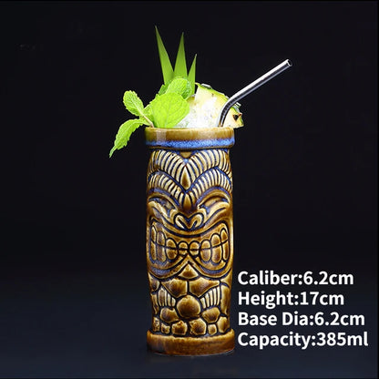 🌴 Club Retrorama Ceramic Hawaii Tiki Mugs 🌴