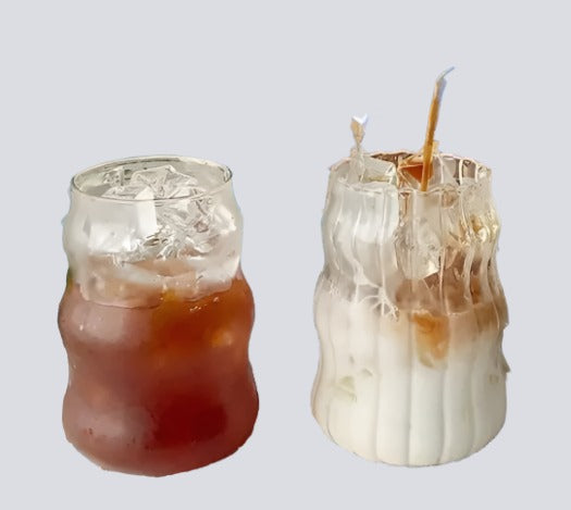 Retro Glass Drinkware single